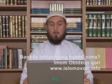 Bankda ishlashning hukmi nima? - Shayx Obid qori, uzbek