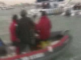 Arrivée de Michel Desjoyeaux  - Vendee globe 2008-2009