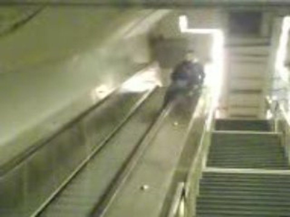 Glissade au métro =D