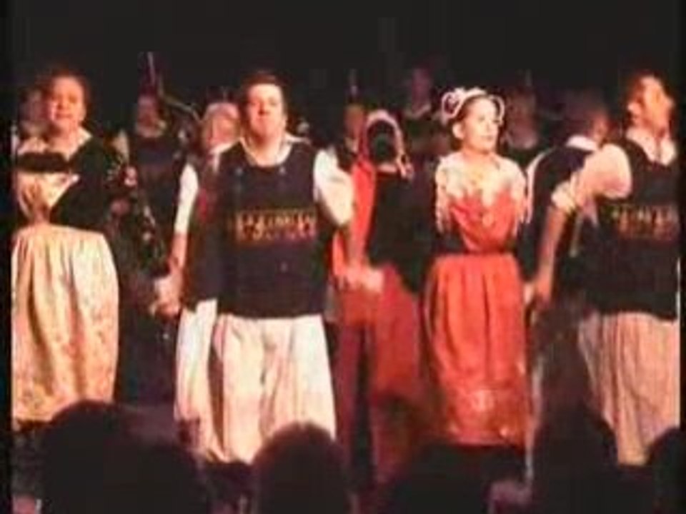 Concert du Bagad Men Glaz Novembre 2008  Trélazé 2