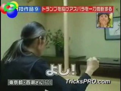 Unbelievable Card Throwing