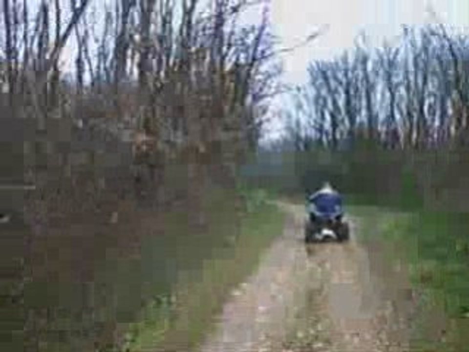 450 yfz + 350 raptor caméra embarqué