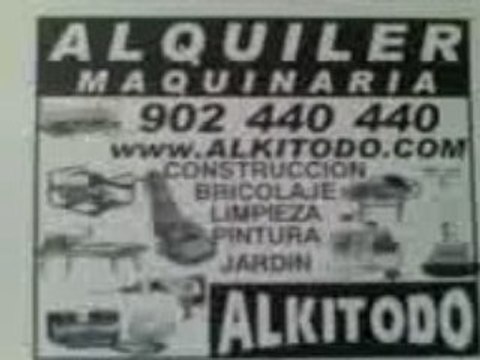 ALKITODO .NET - 902 440 440 - ALQUILER DE MAQUINARIA
