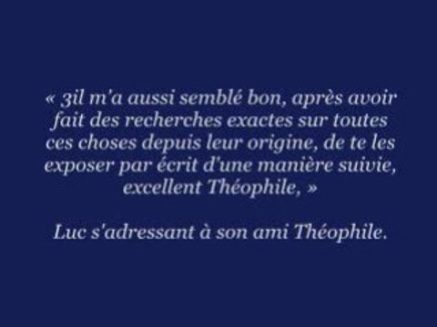 QPC #4 : Evangile selon Luc.. mais pour qui ?