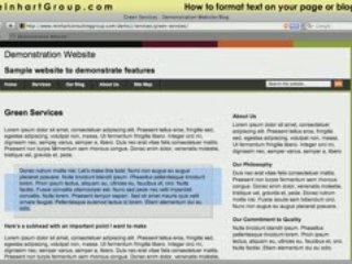 Tutorial: How to format text on your page or blog post
