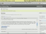 Tutorial: How to add hyperlinks on your website