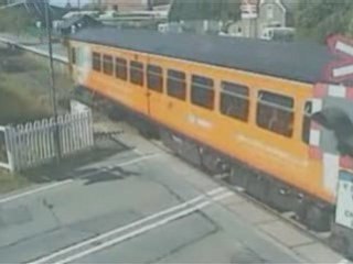 Near-misses at level crossings