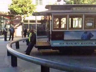 Comment tourne un Cable Car à San Francisco CA