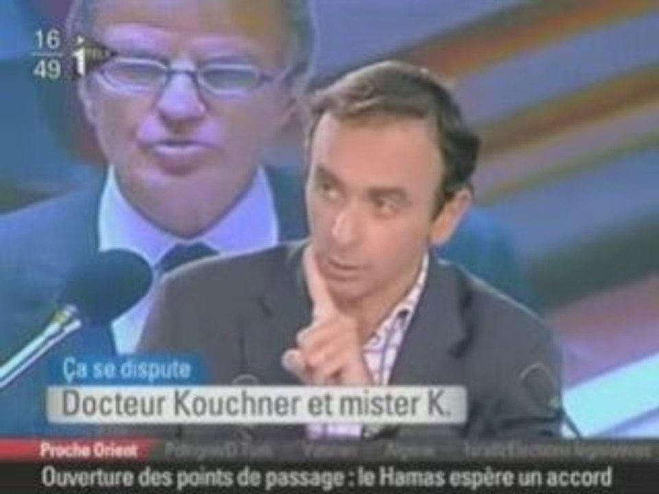 Zemmour et l'arnaque Kouchner