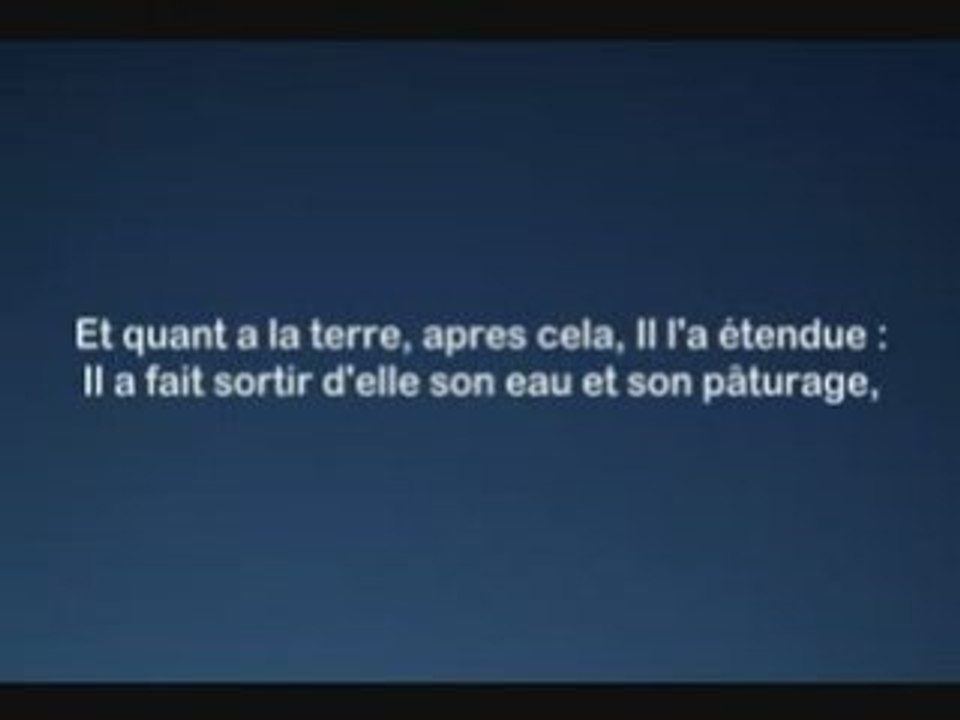 Sourate 079 - Al Shatri