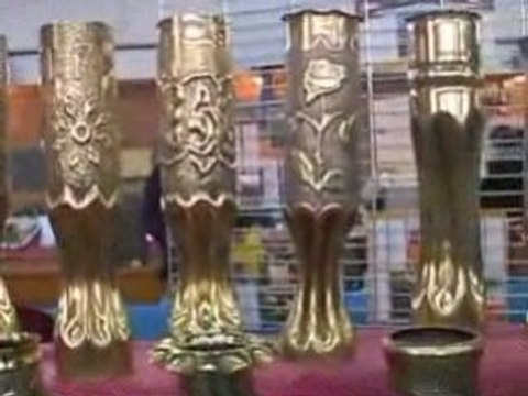 Somain- L'art des tranchées -les douilles d'obus