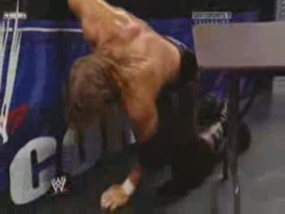 Triple H vs John Morrison Table match