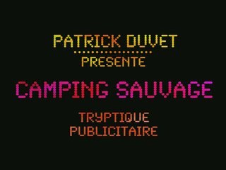 Camping Sauvage 3° teaser