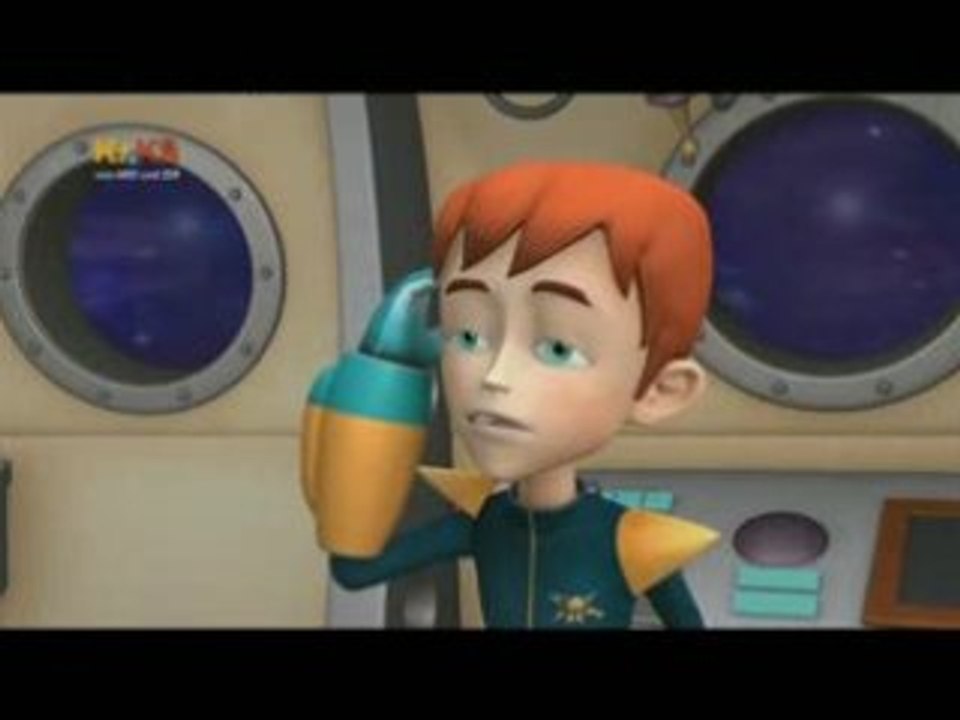 witzige Animation Roboter erklärt Gammastrahlung