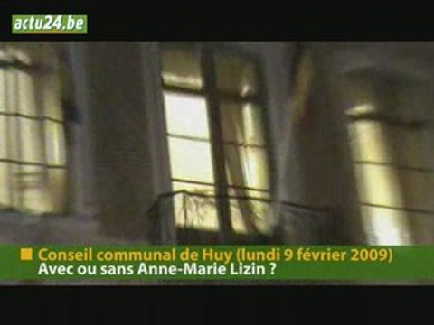Actu24 - Conseil Communal de Huy avec ou sans Lizin ?