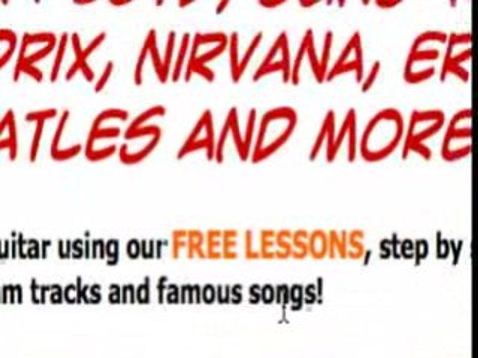 Learn To Play Guitar Video Lessons Learn Guitar Cords