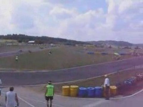 karting 250CC crash