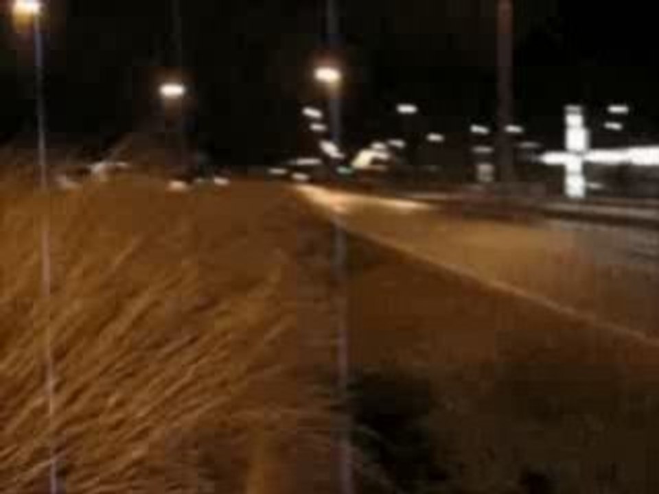 Tempête février 2009 Carrefour de Verdun (Orléans)