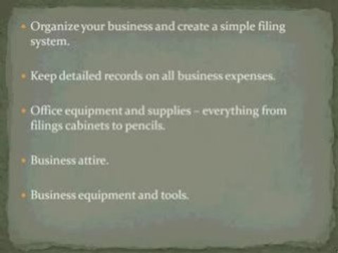 Self Employed Tax Deductions