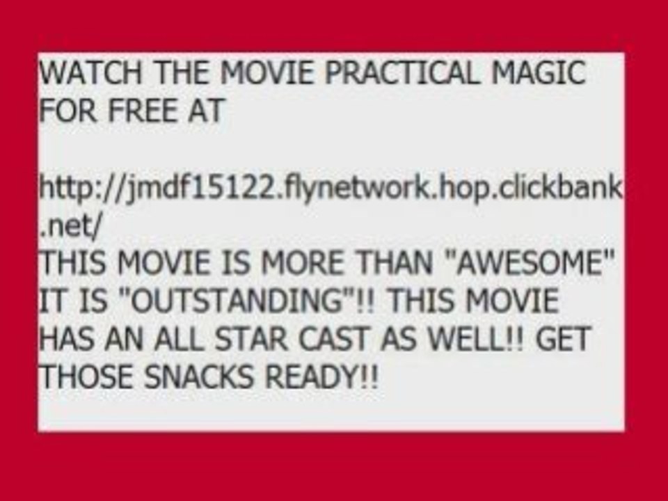 Watch The Movie Practical Magic