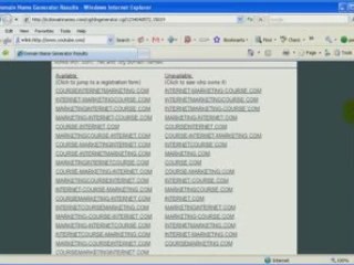 How to use this domain searching tool for Internet Marketing
