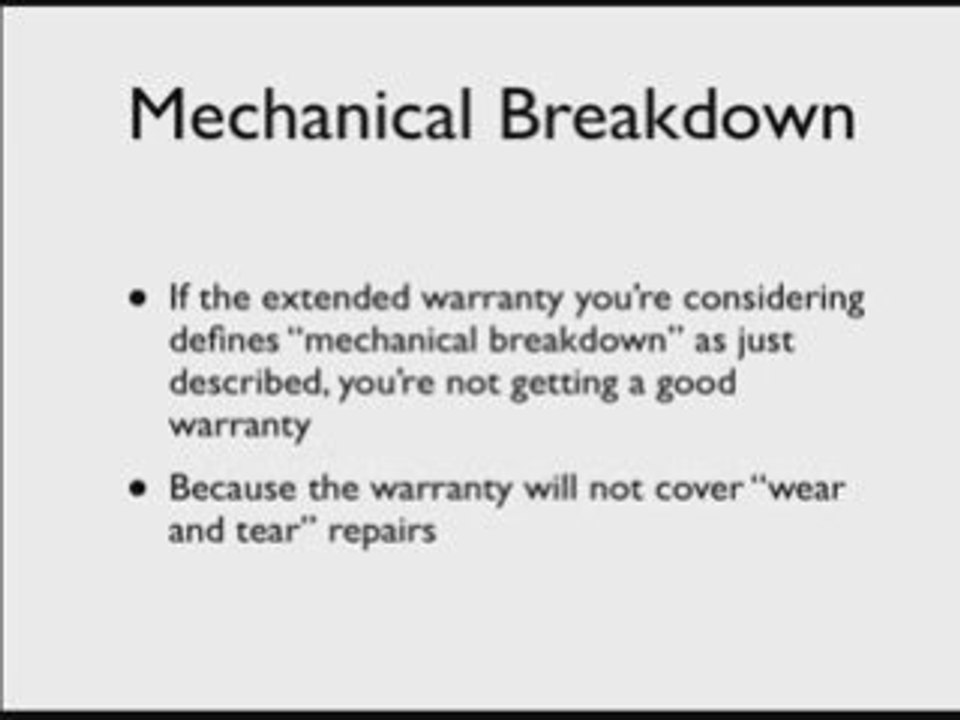 Automobile Extended Warranty