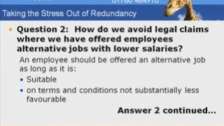 Employers Guide To Redundancy - Receive Complementary Video