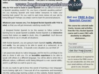 Learn Beginners Spanish in 8 Weeks