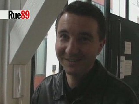 Besancenot après son tchat sur Rue89