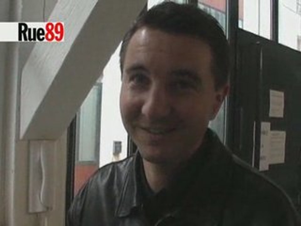 Besancenot après son tchat sur Rue89