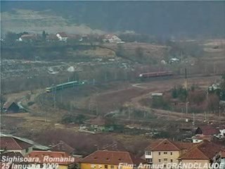 Trenuri franceze Regiotrans si CFR in Sighisoara