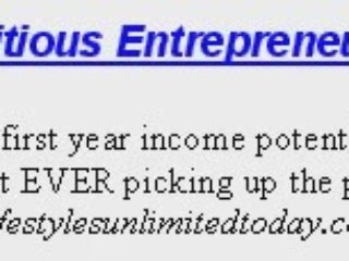 Ambitious Entrepreneurs,250k first year income