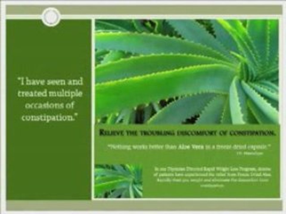 Relieve Constipation and Bloating with Freeze Dried Aloe!