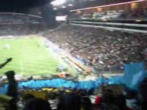 OM Bordeaux Entré des Joueurs Tifos Virage Depe