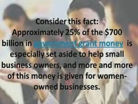 Government Grants: Women Business Grants