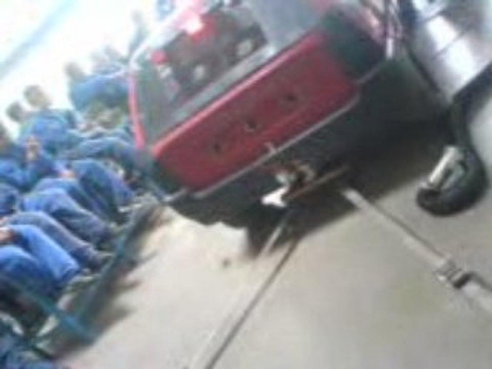 AX 1.4L autocross banc de puissance premier essais raté