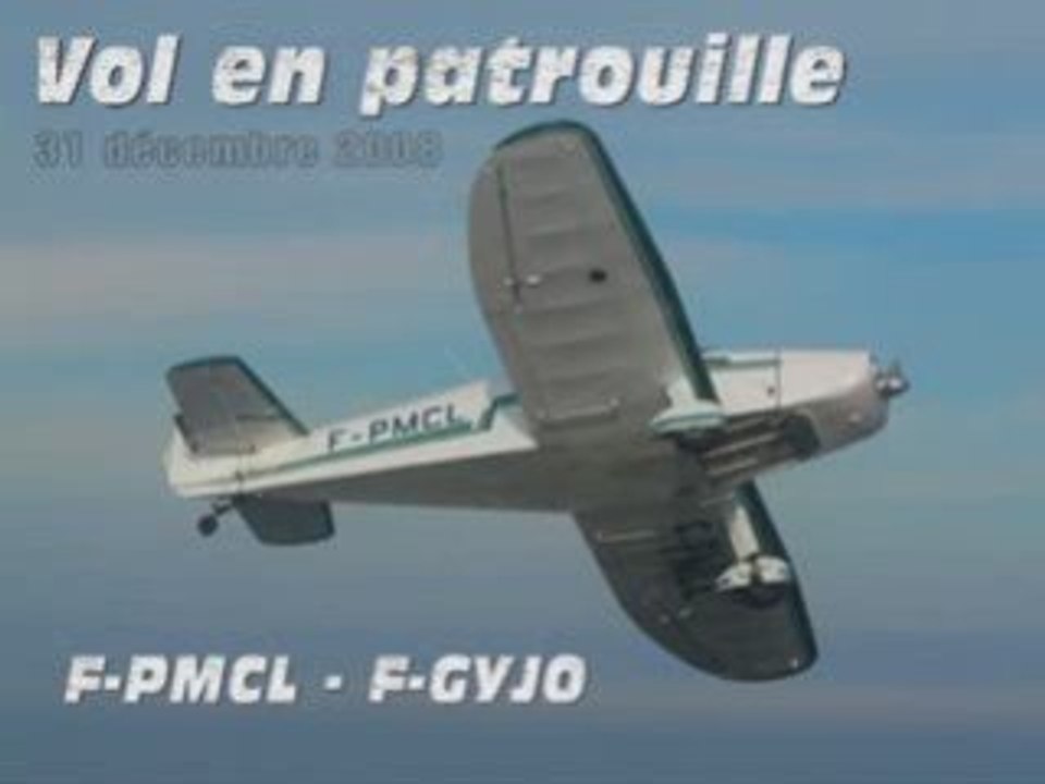 Vol en patrouille - Jodel D112 - HN700 Ménestrel