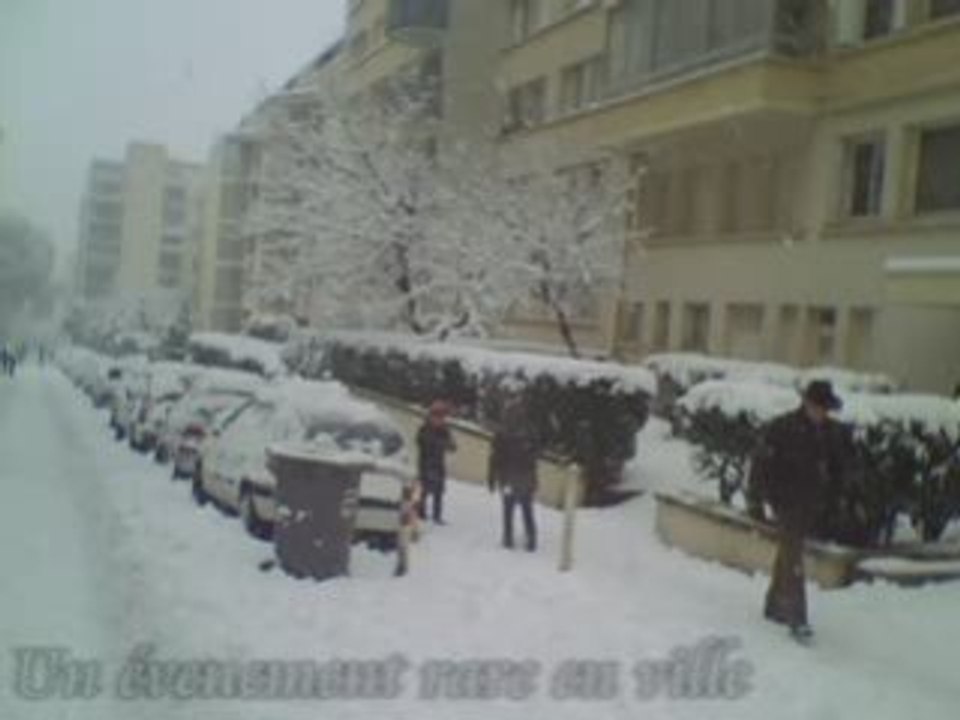 La neige à marseille