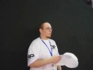 Interview de Arnaud, CEO des Esport-eu aux WCG 2008.