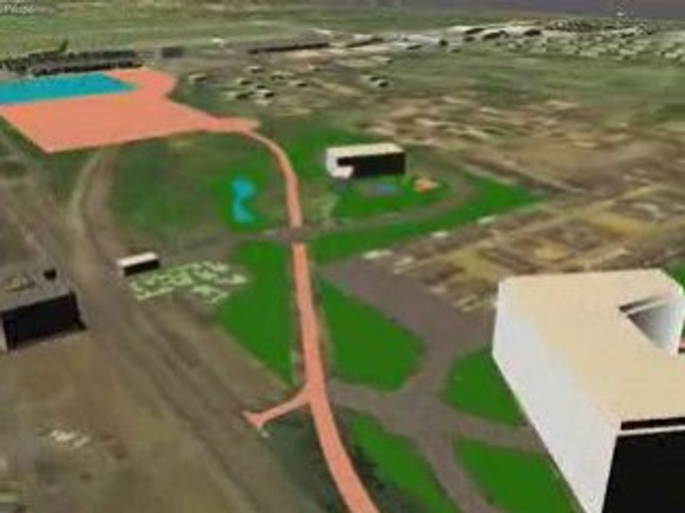 Making of aéroport en 3D