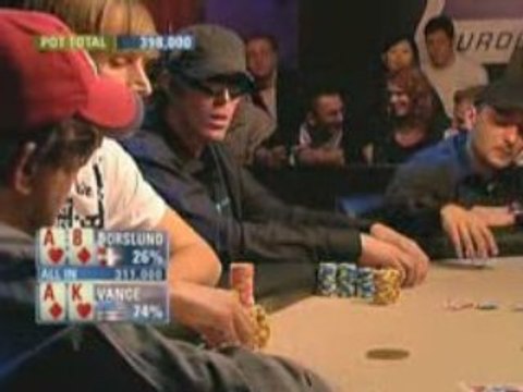 Poker EPT 4 Copenhagen Dorslund vs Vance
