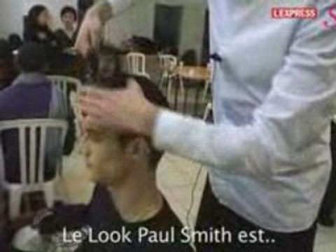 Dans les coulisses du défilé Paul Smith