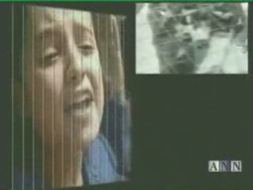 La colère d'une enfant palestinienne