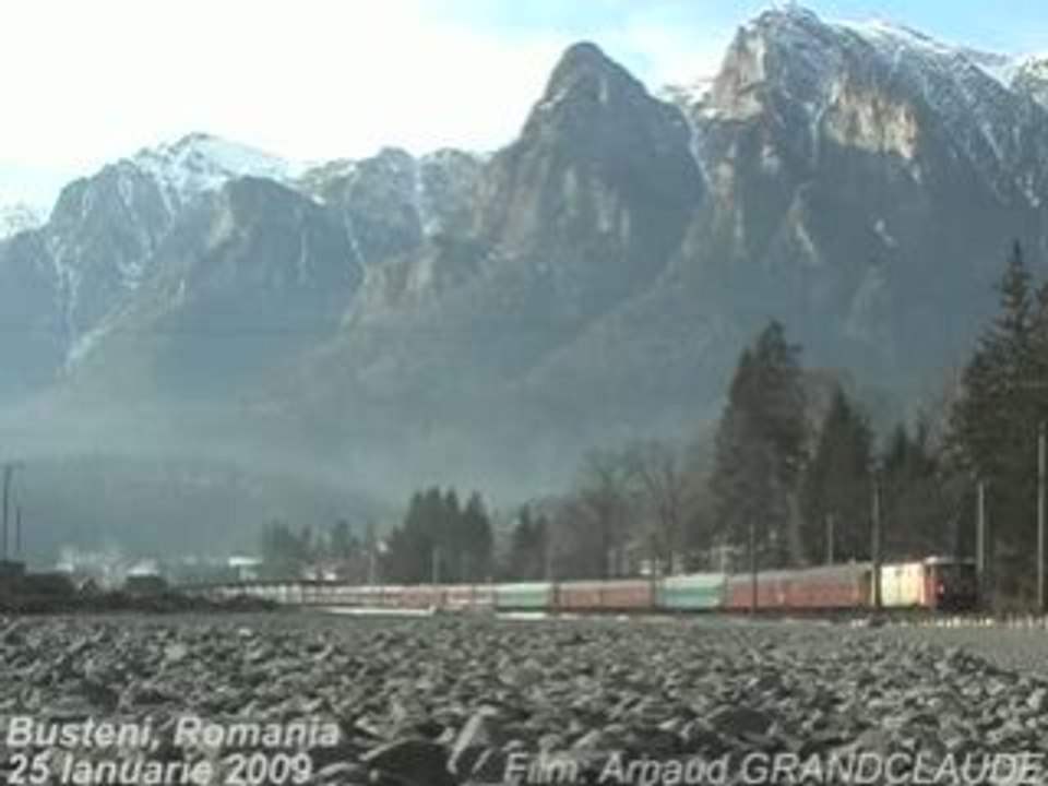 Tren Accelerat Bucuresti-Satu Mare in Busteni, Romania