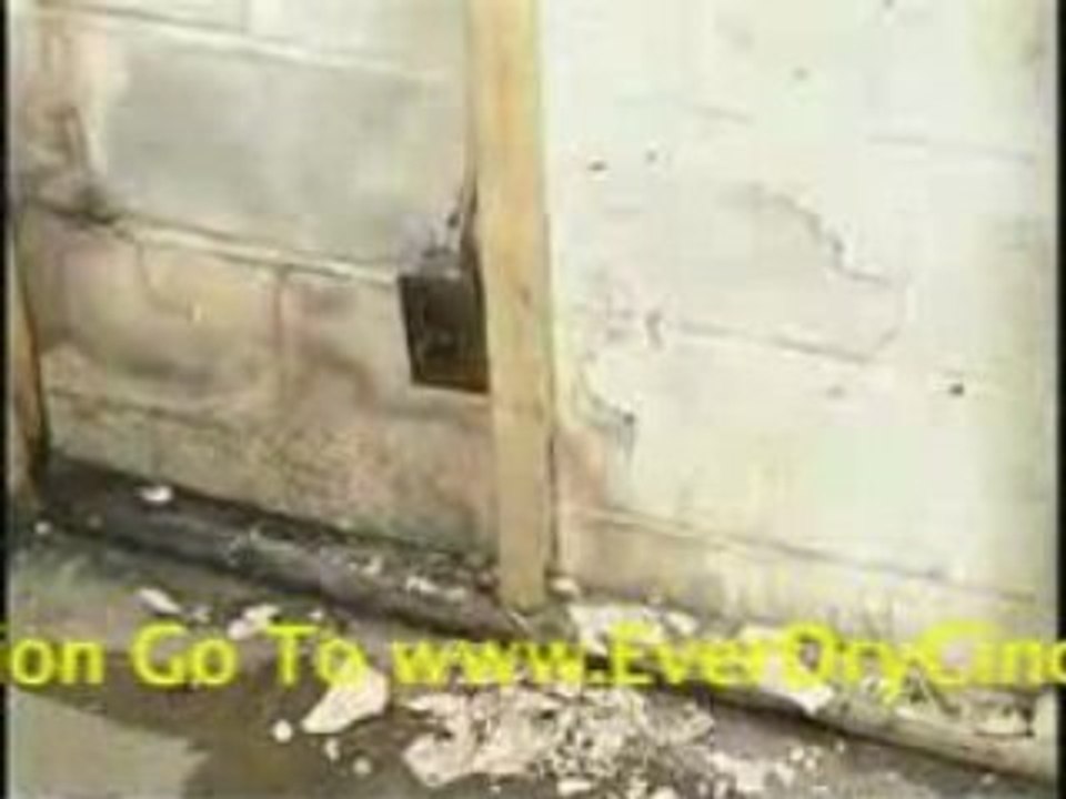 basement waterproofing problem living on a hill