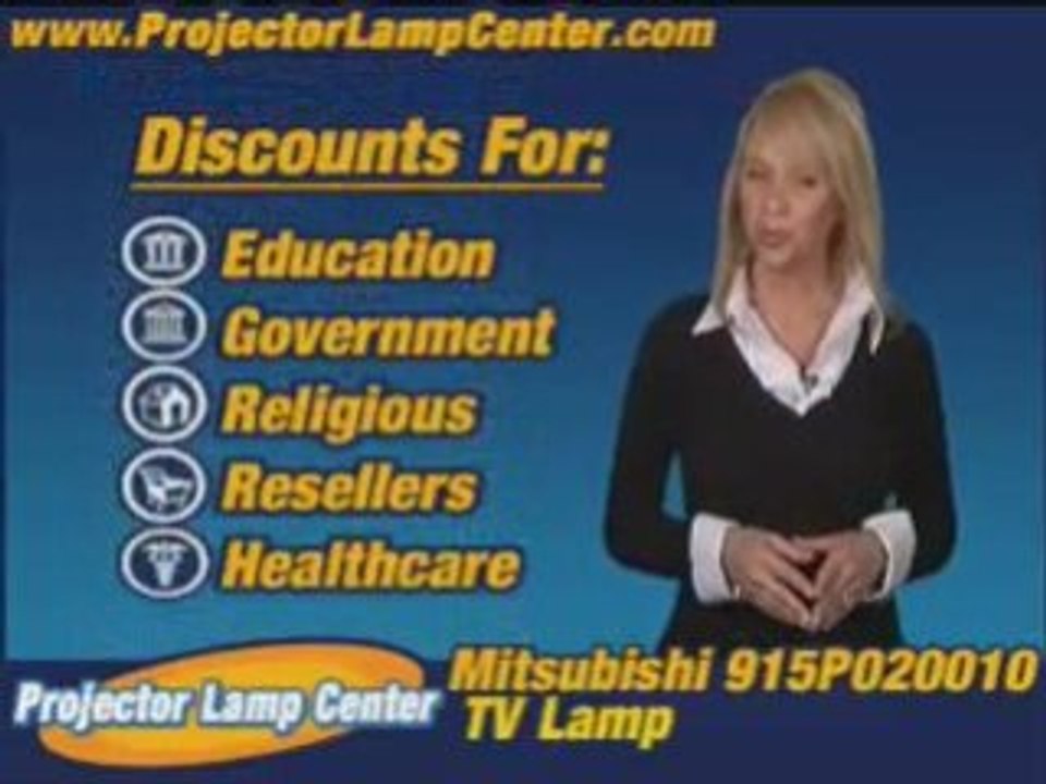Mitsubishi 915P020010 TV Lamp