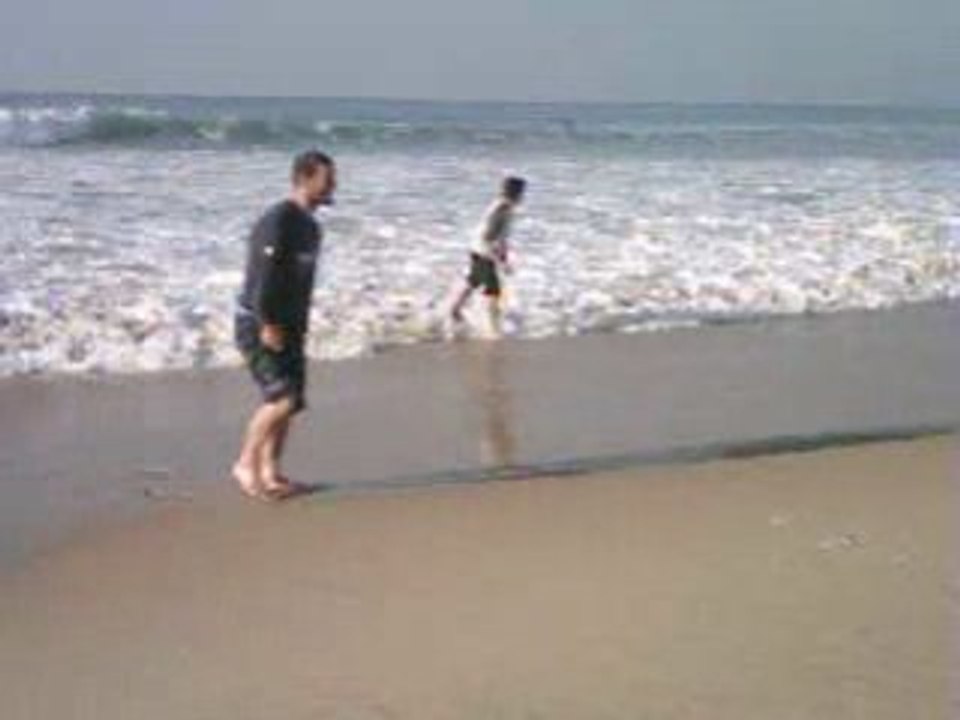 un staff a la mer