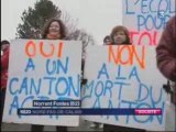 Manifestation du 7 Février 2009 à Norrent-Fontes (France3) 2