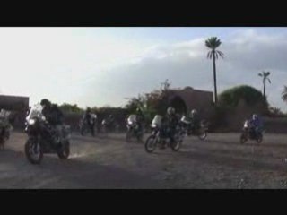 Raid moto BMWGS Maroc j1