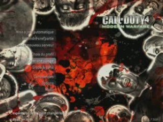 Menu cod4 zombie